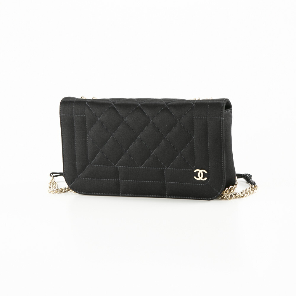 Chanel Satin Quilted Shoulder Bag